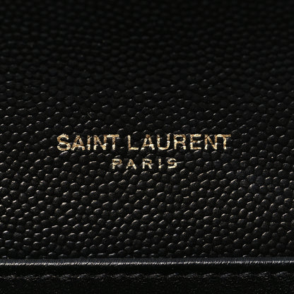 Saint Laurent Grain De Poudre Uptown Chain Wallet Black 7 of 11