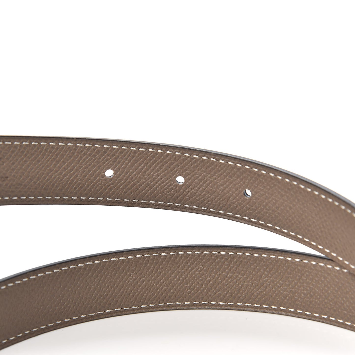Swift Epsom 24mm Mini Constance H Belt 75 Black Etoupe