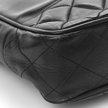 Chanel Lambskin Quilted Shopping Tote Black 7 of 9