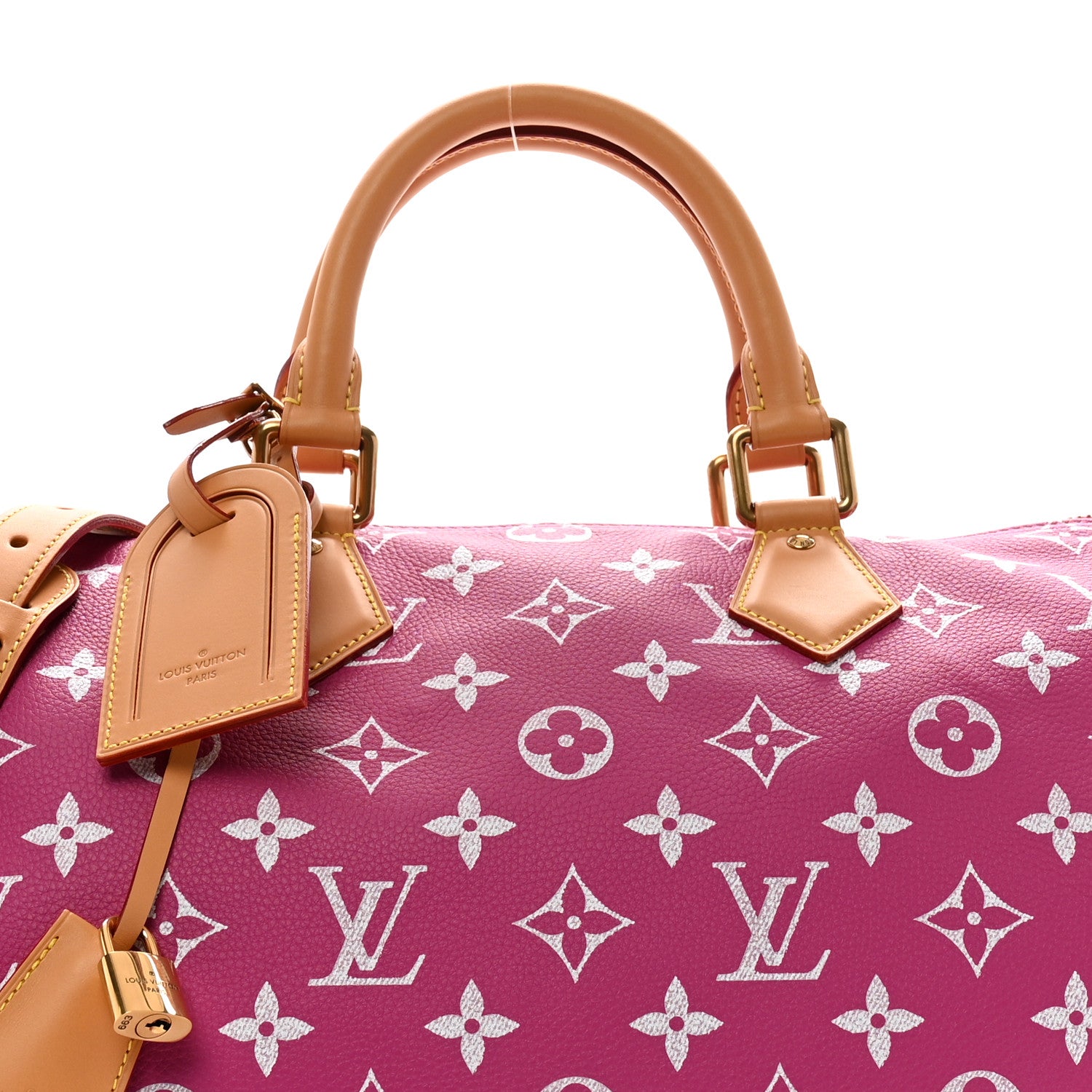 Louis Vuitton Calfskin Monogram Speedy P9 Bandouliere 40 Agate