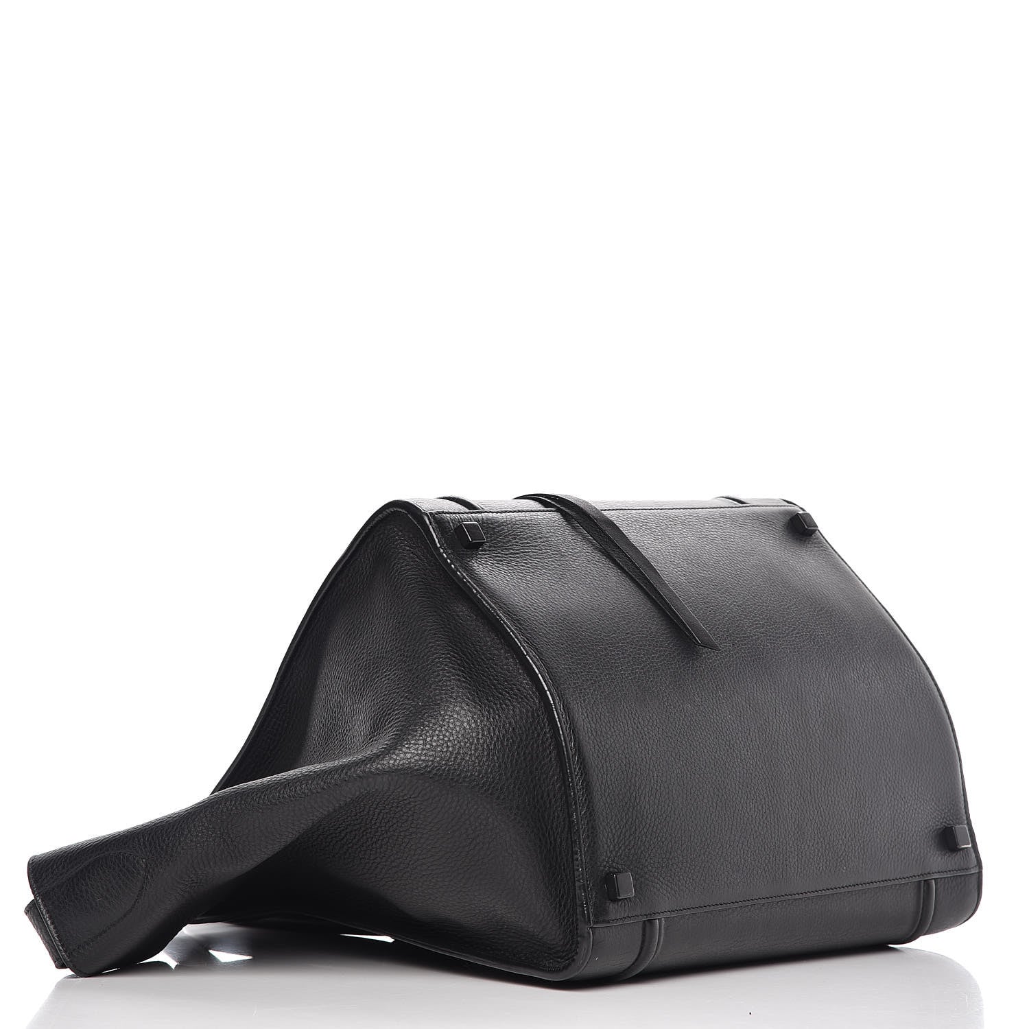 Celine Supple Calfskin Medium Phantom Luggage Black 4 of 18