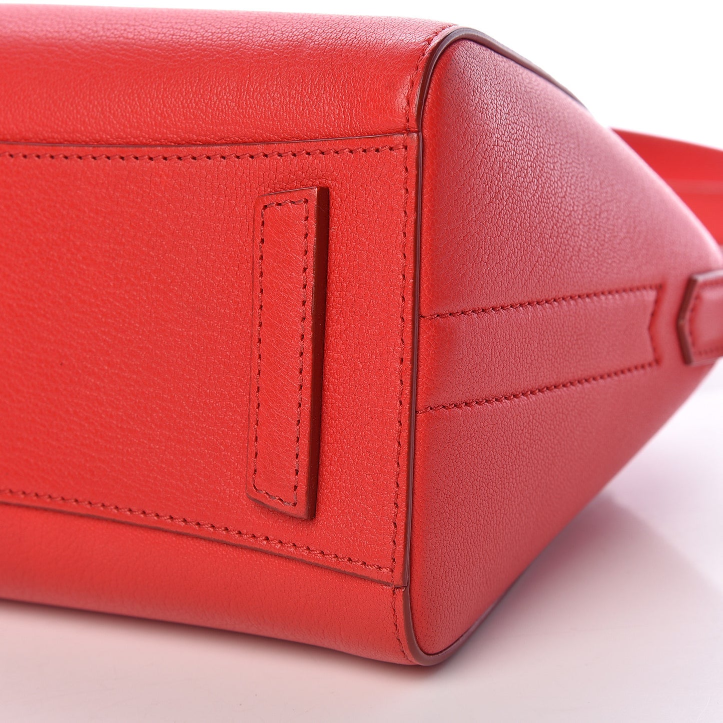 Sugar Goatskin Mini Antigona Medium Red
