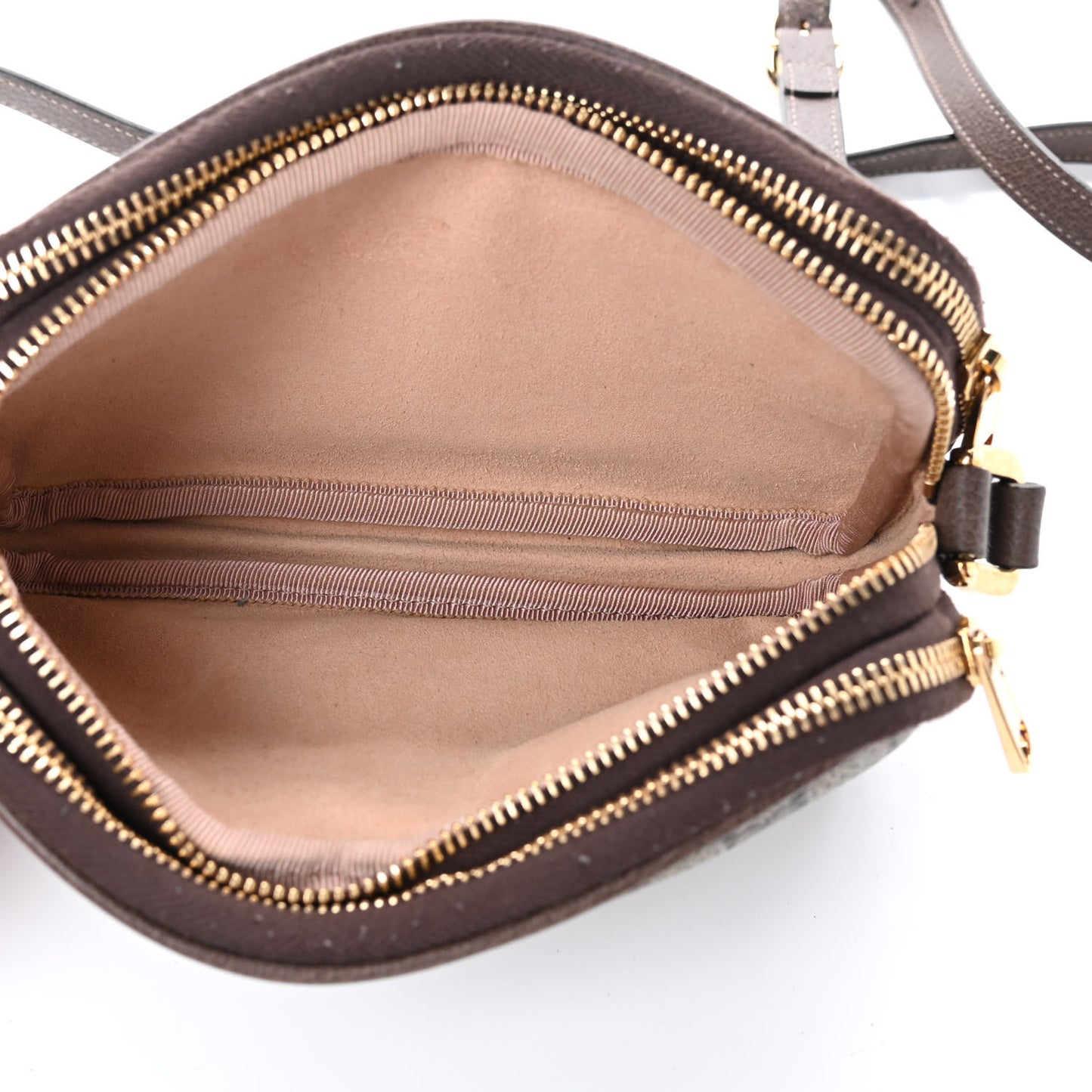 GG Supreme Monogram Web Mini Ophidia GG Bag Brown