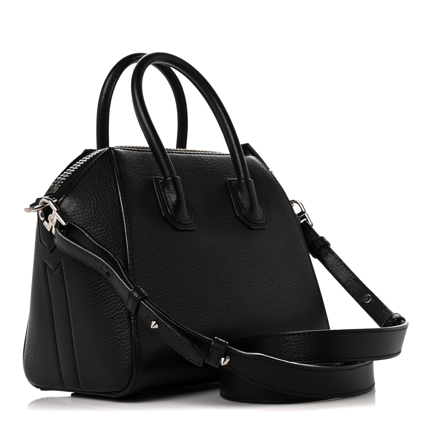 Sugar Goatskin Mini Antigona Black