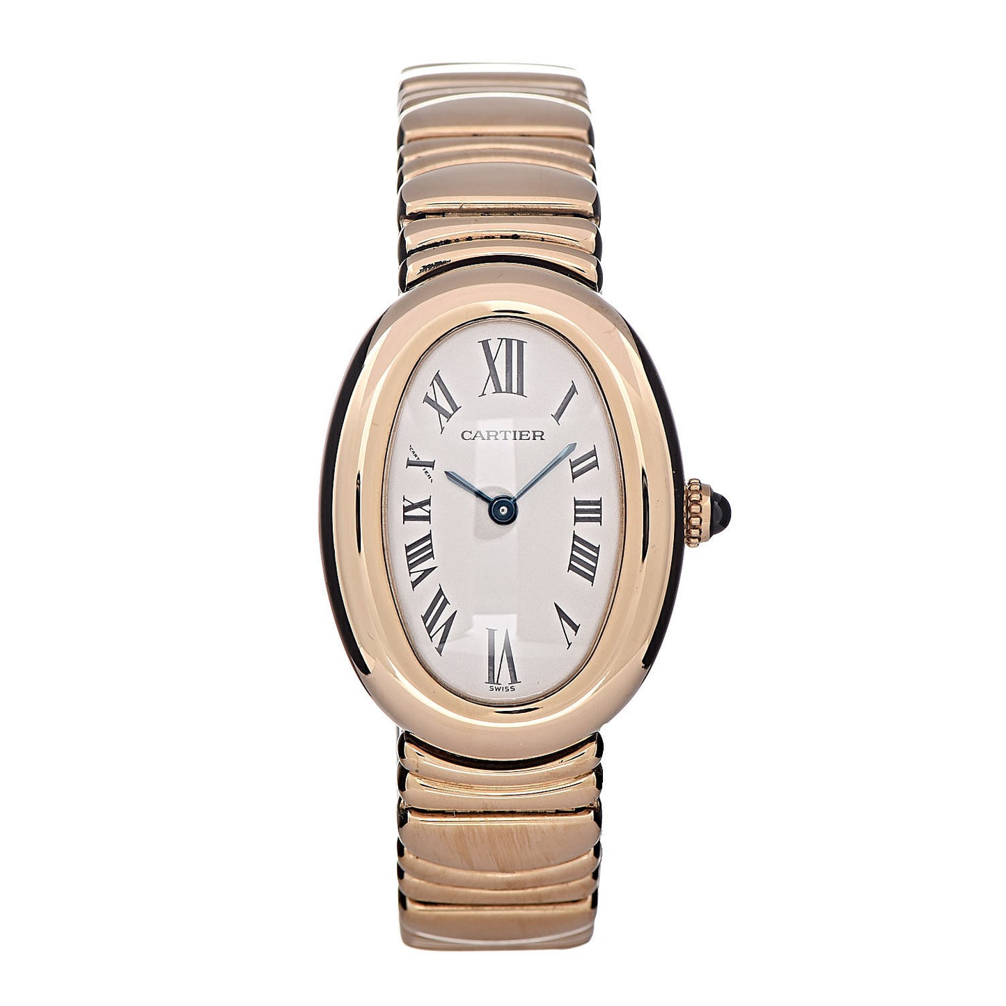 18K Yellow Gold 22mm Baignoire Quartz Watch