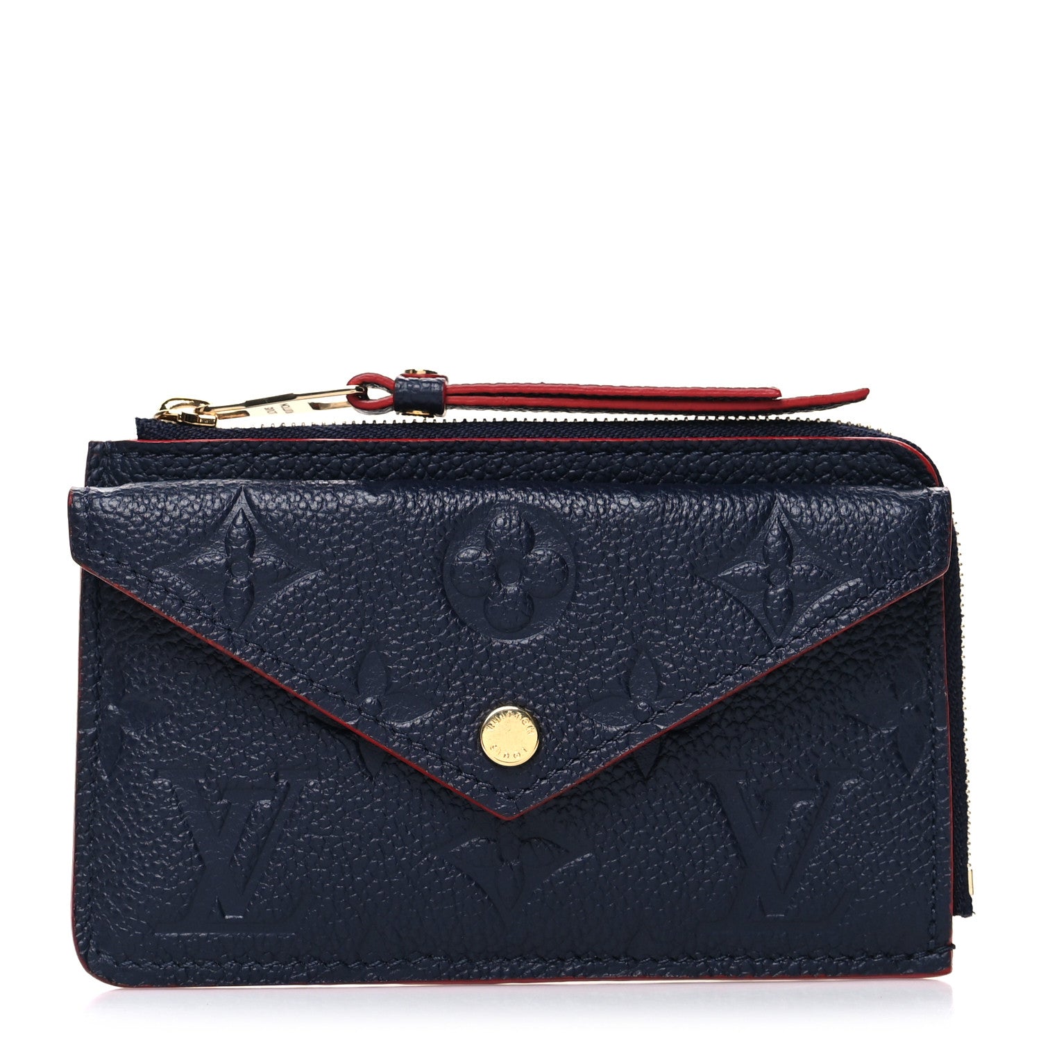 Louis Vuitton Empreinte Recto Verso Card Holder Marine Rouge 1 of 8