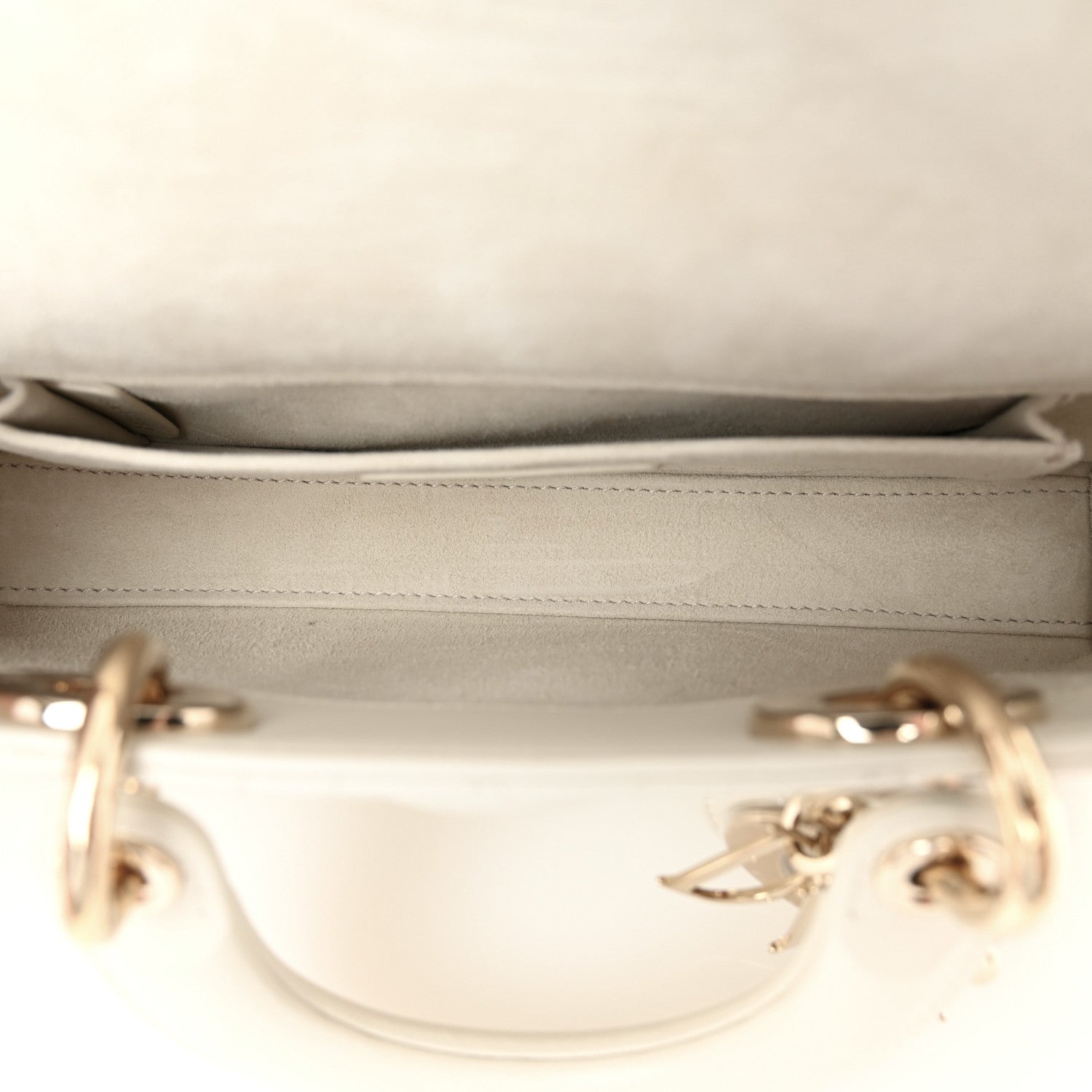 Christian Dior Lambskin Cannage Small Lady D-Joy Latte 8 of 31