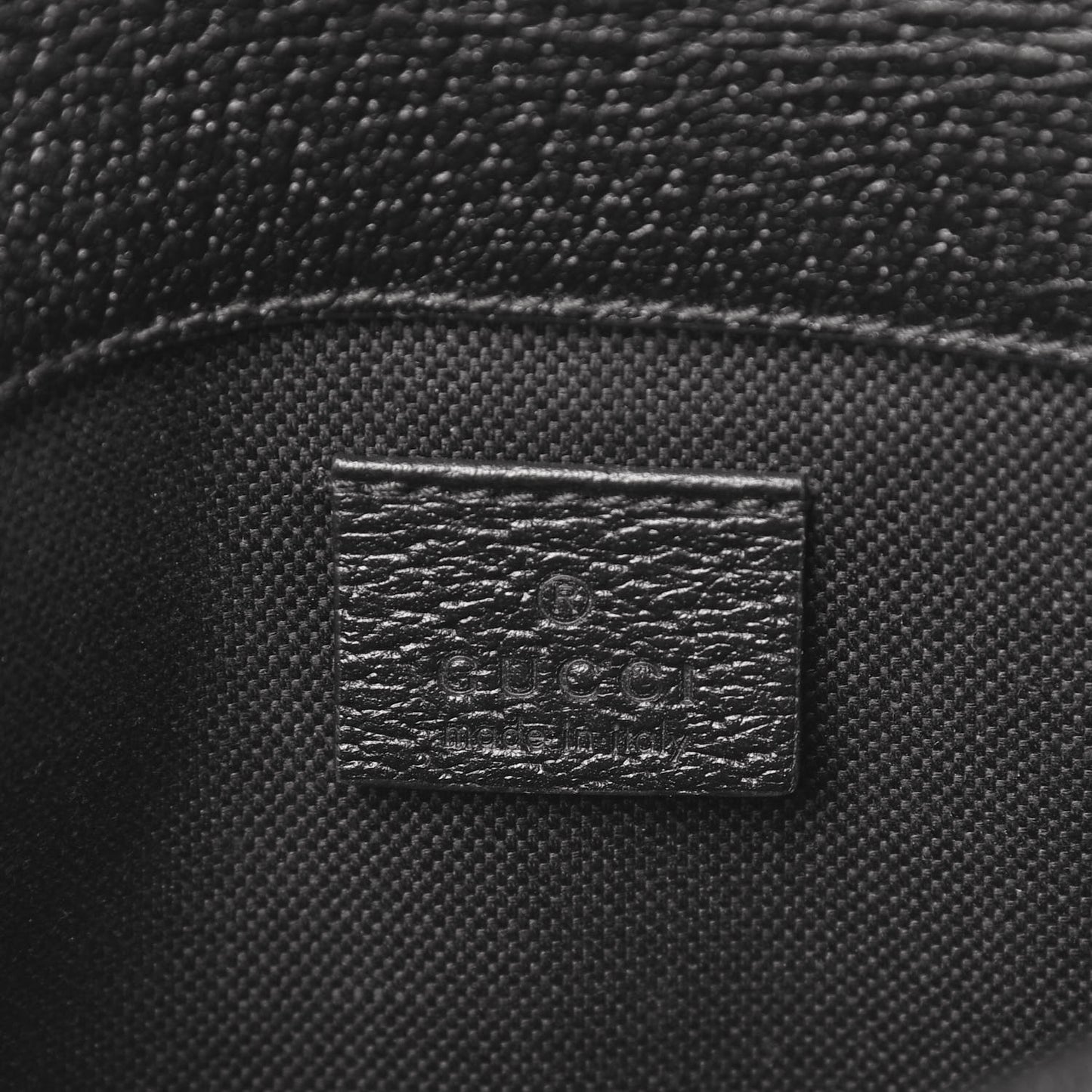 GG Supreme Monogram Psychedelic Slim Belt Bag Black