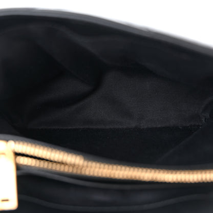 Saint Laurent Calfskin Y Quilted Monogram Small Loulou Chain Satchel Black 5 of 11
