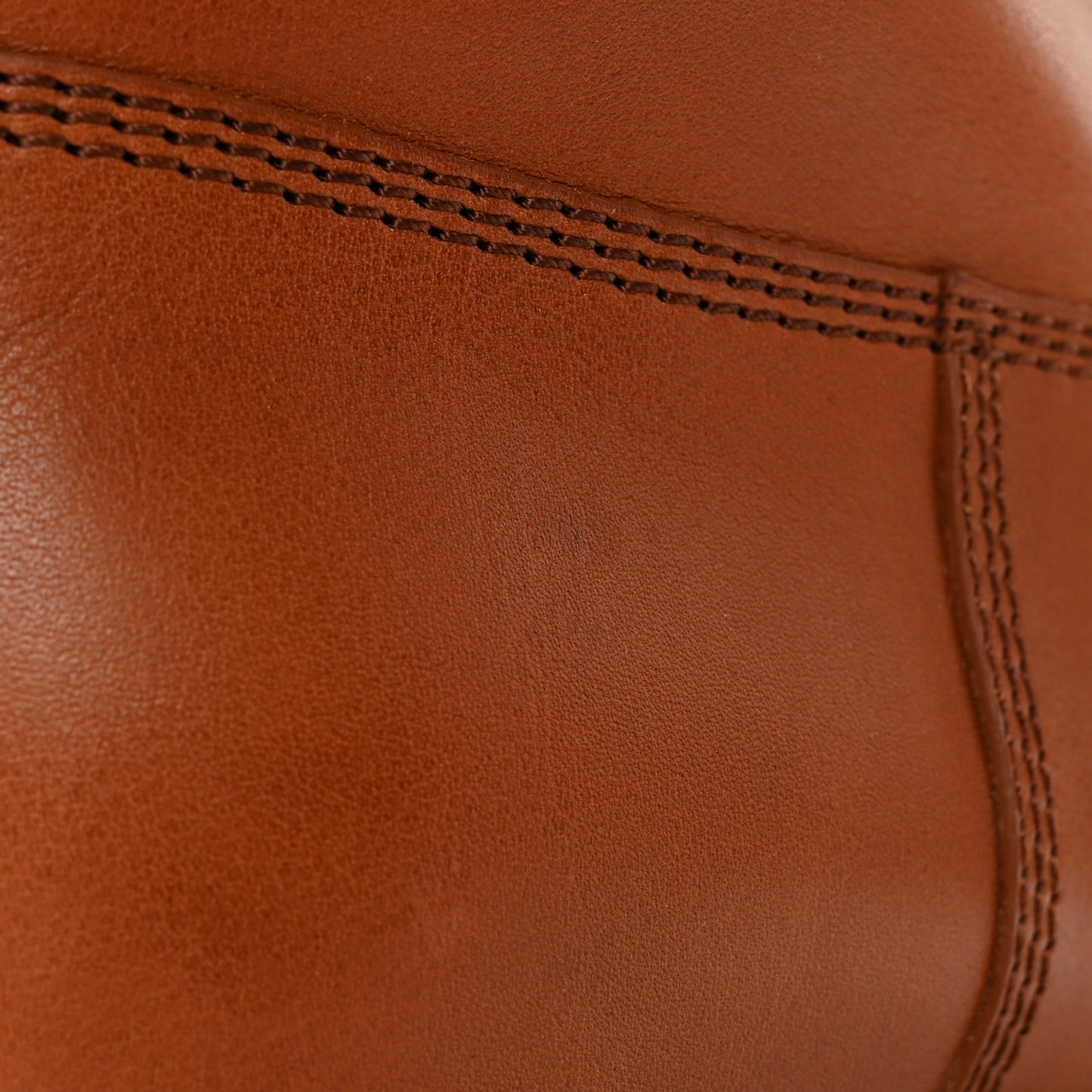 Calfskin CC Logo Mid Calf Boots 39 Caramel