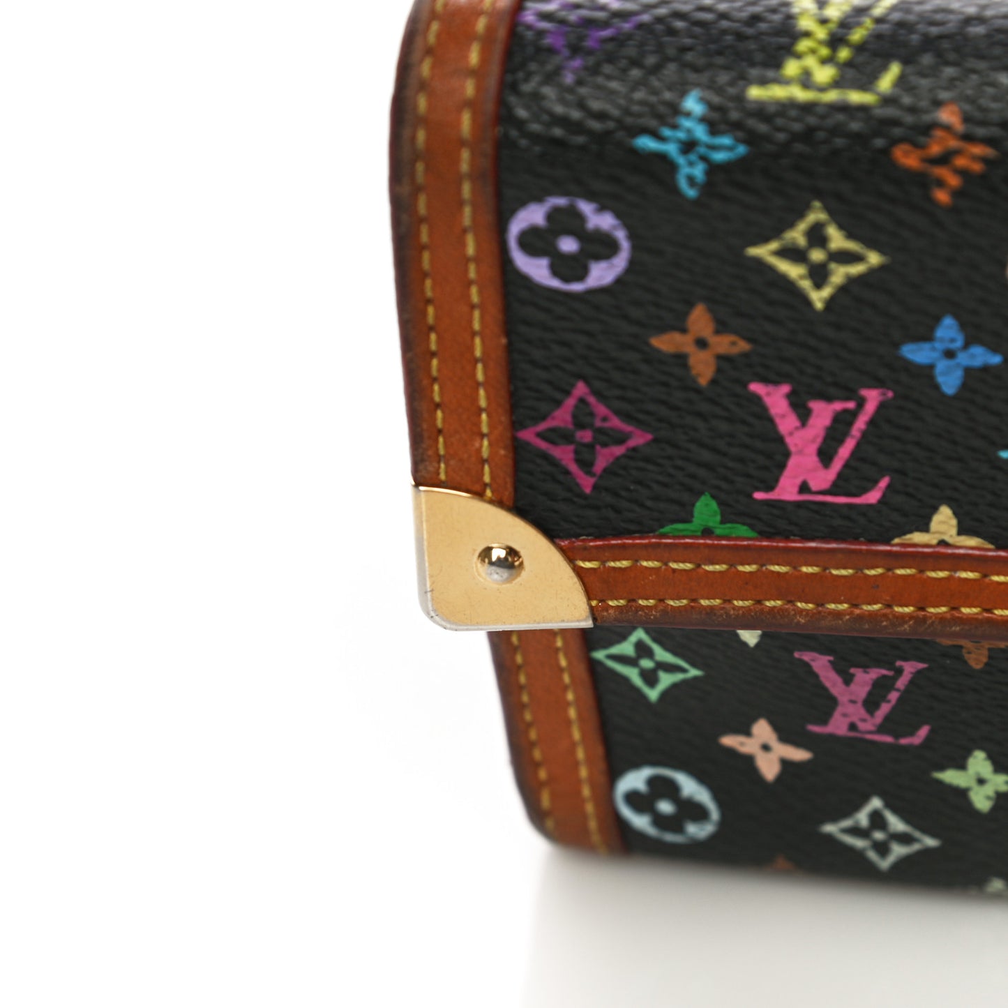Monogram Multicolor Porte Tresor International Wallet Black