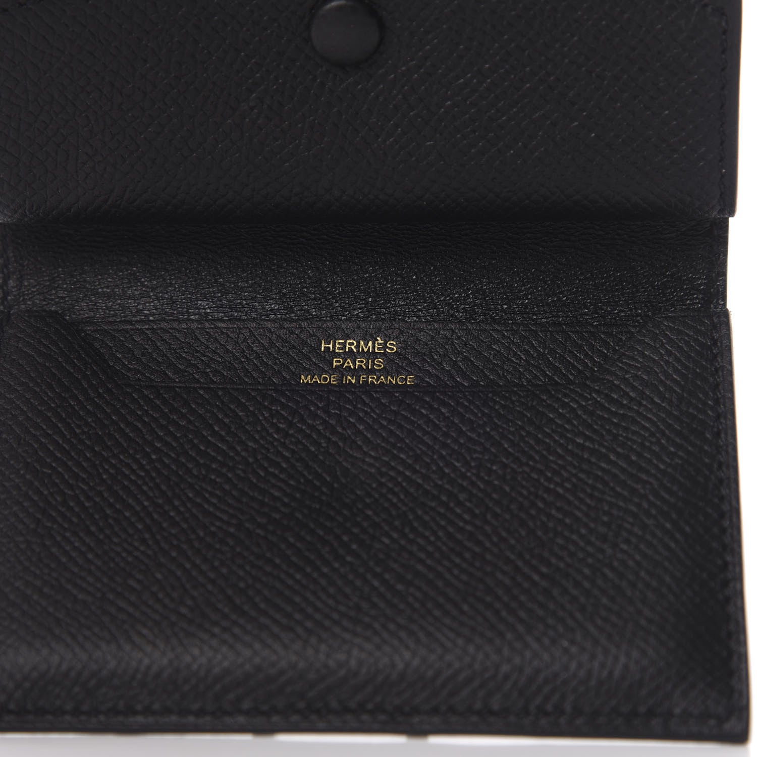 Hermes Epsom Mini Bearn Wallet Black 8 of 8