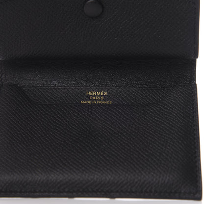 Hermes Epsom Mini Bearn Wallet Black 8 of 8