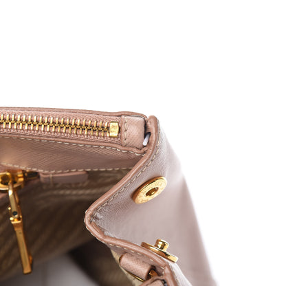 Prada Saffiano Small Galleria Double Zip Tote Cammeo 11 of 14