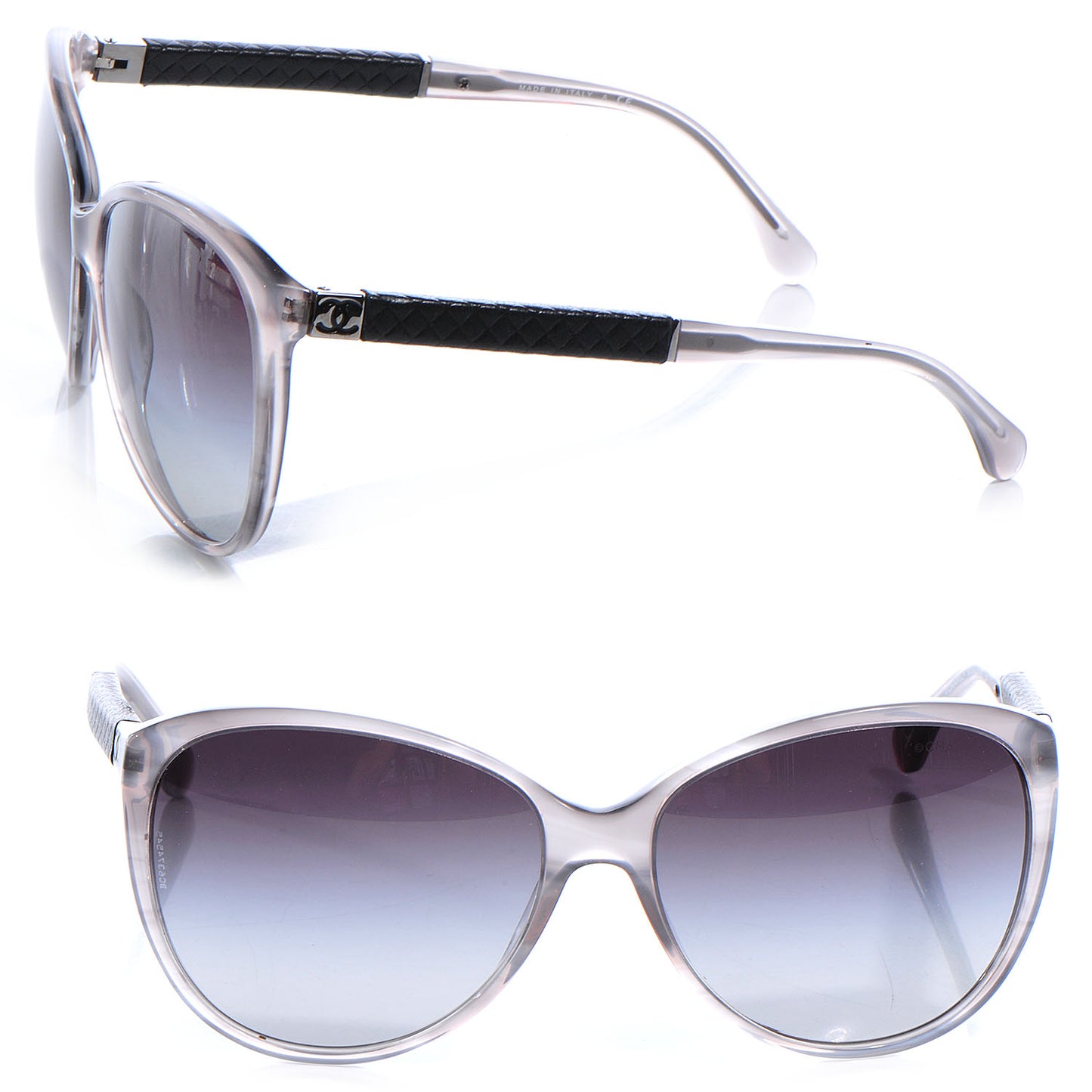 Quilted CC Sunglasses 5225Q Grey