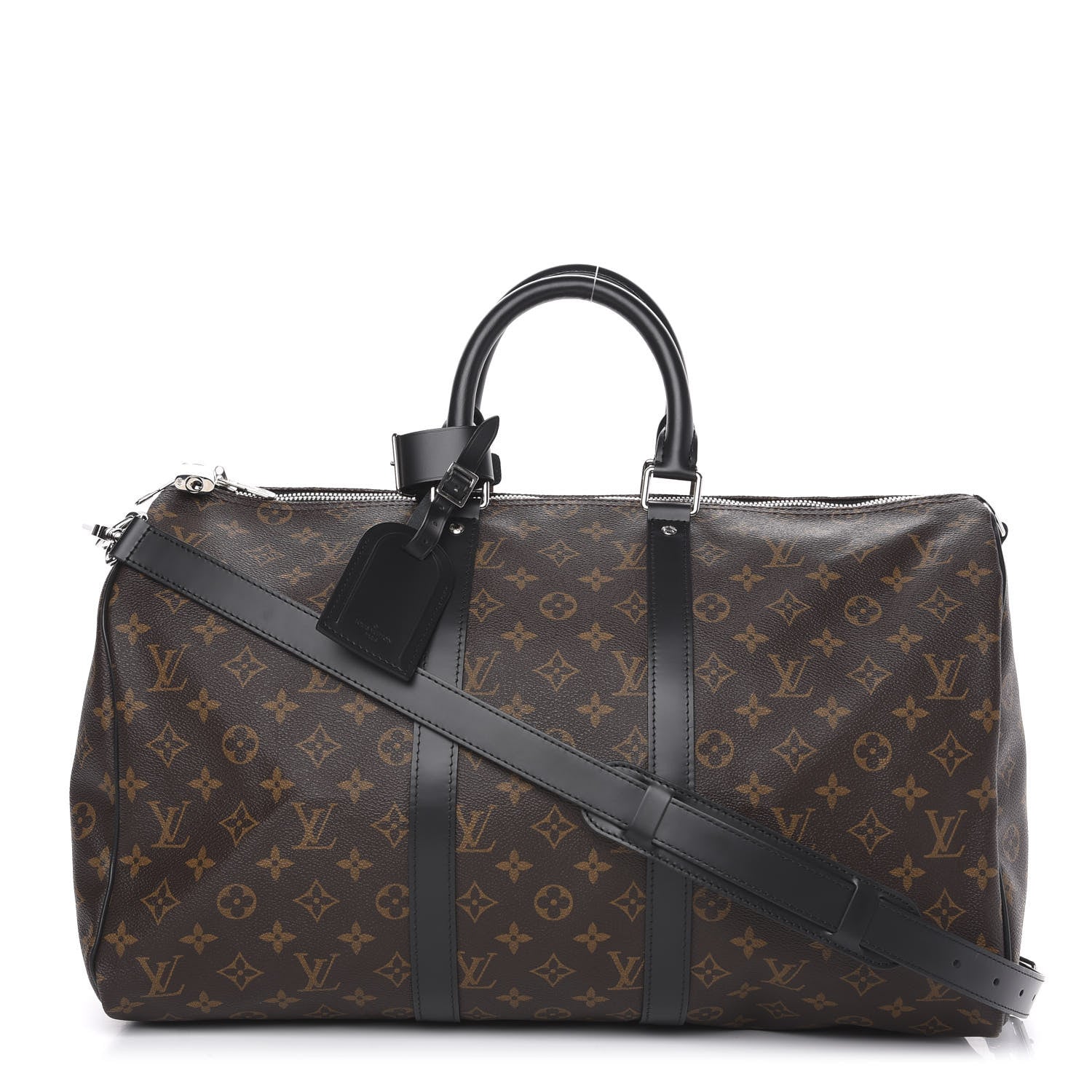 Louis Vuitton Monogram Macassar Keepall Bandouliere 45 1 of 10