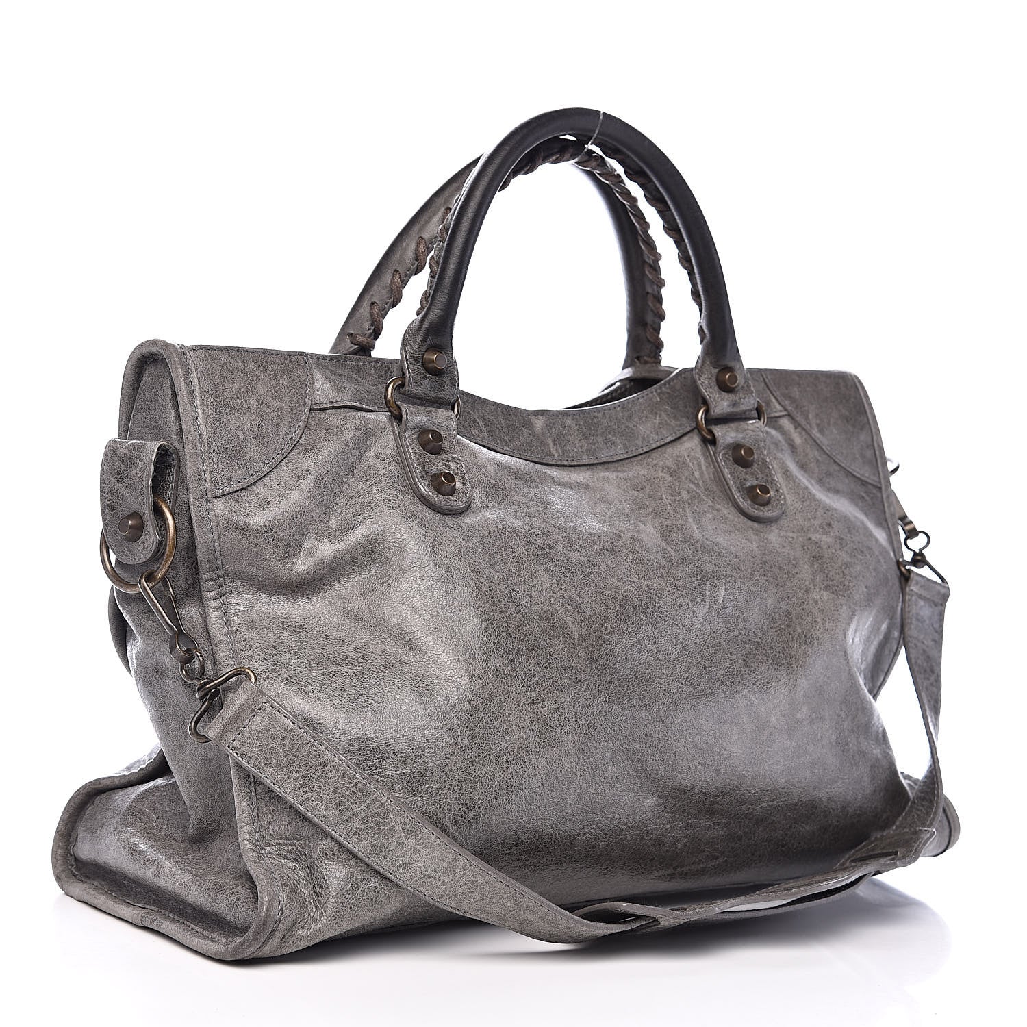 Balenciaga Agneau Classic Hardware City Anthracite 3 of 12
