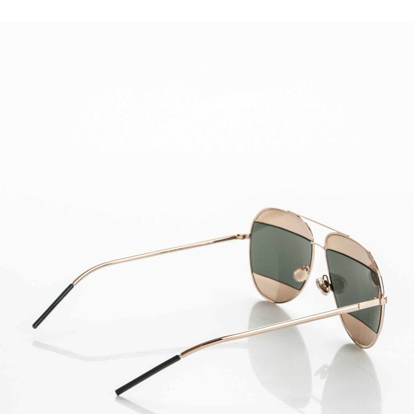 Split 1 Aviator Sunglasses Gold