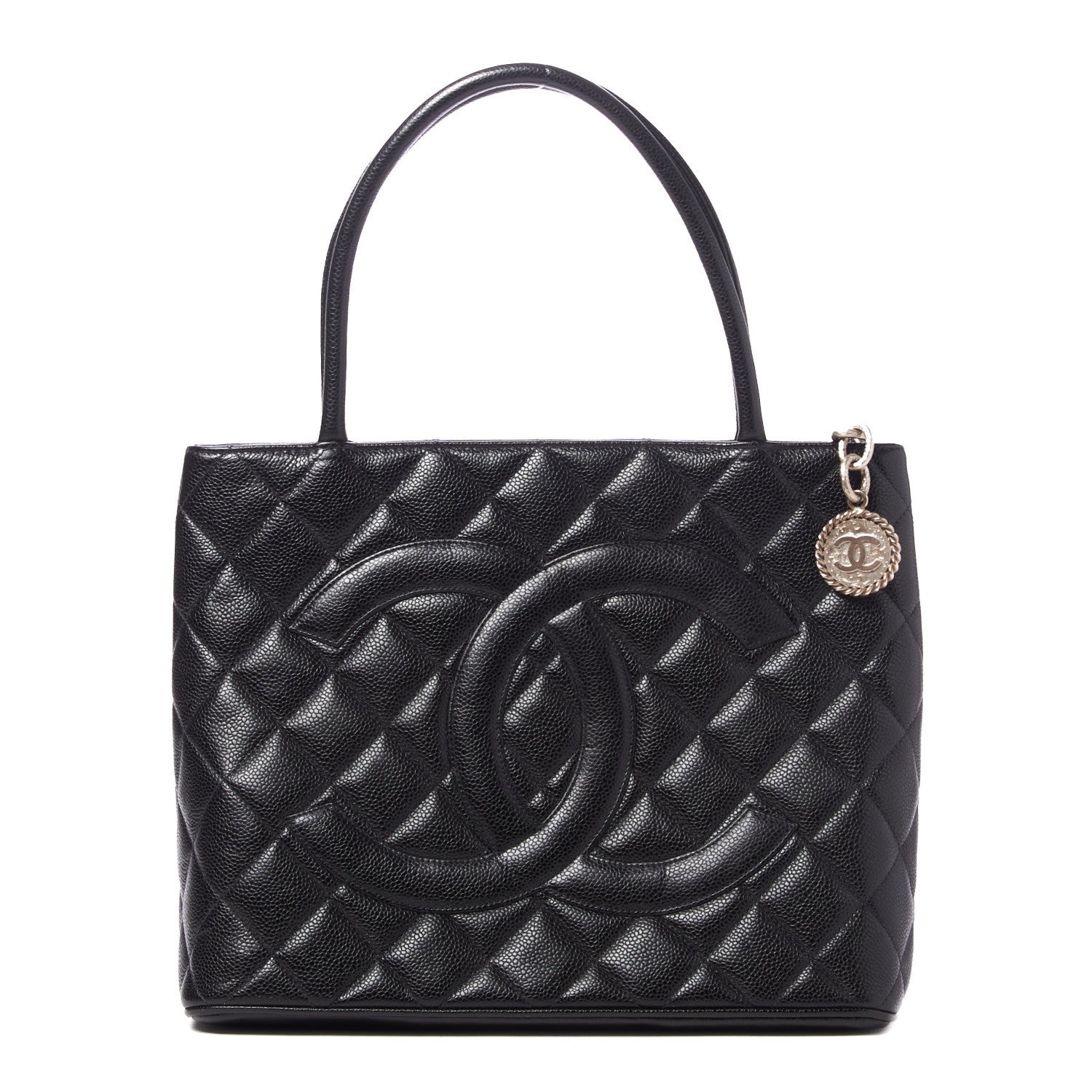 Chanel Caviar Quilted Medallion Tote Black 1 of 11