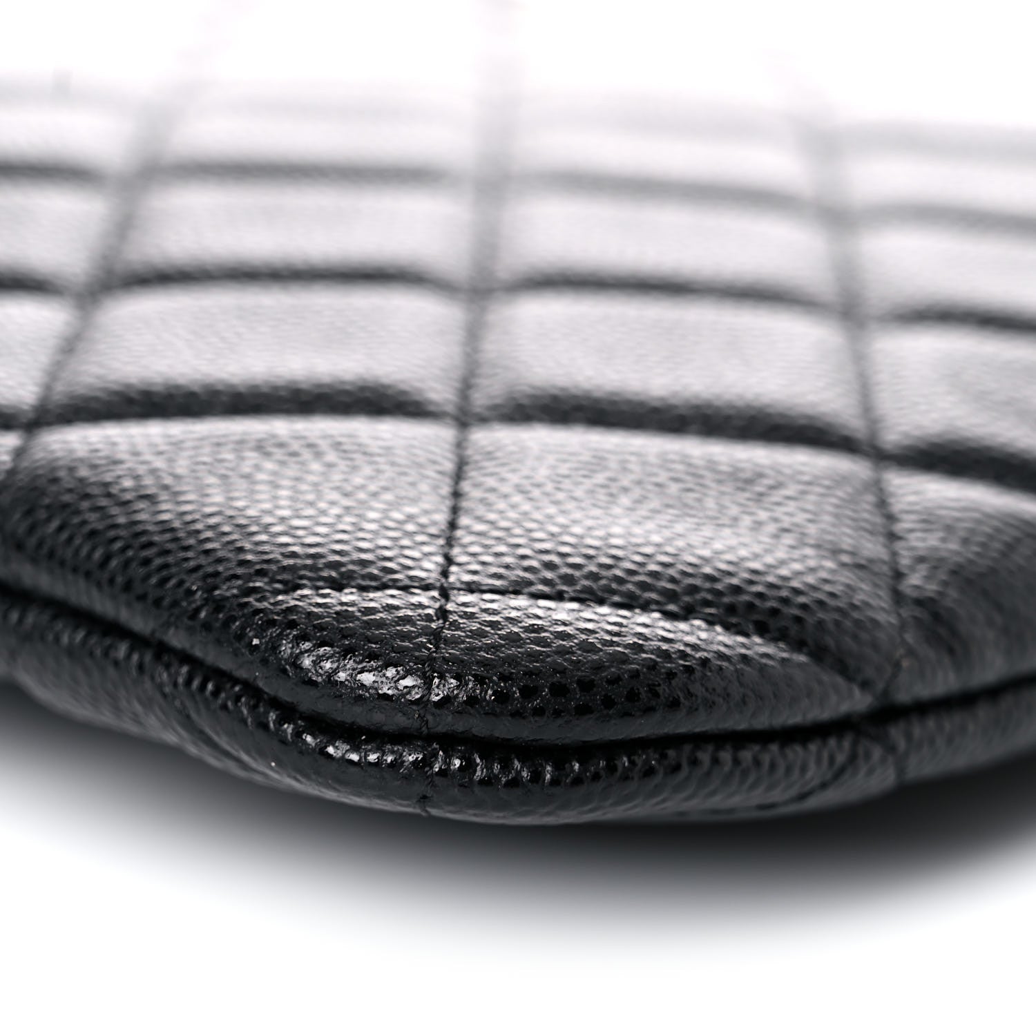 Chanel Caviar Quilted Medium Cosmetic Case Black 6 of 9