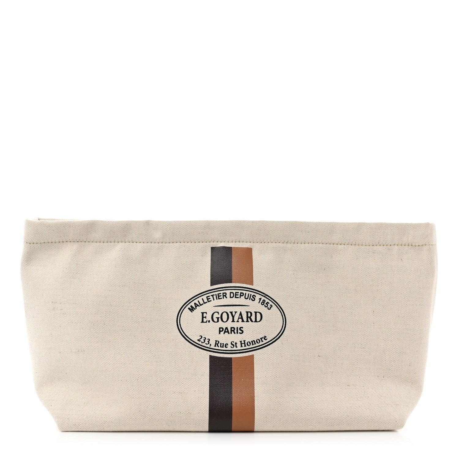 Goyard Canvas Necessaire Organizer Pouch Off White 1 of 7