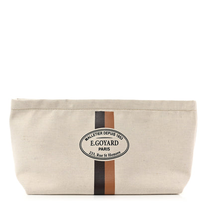 Goyard Canvas Necessaire Organizer Pouch Off White 1 of 7