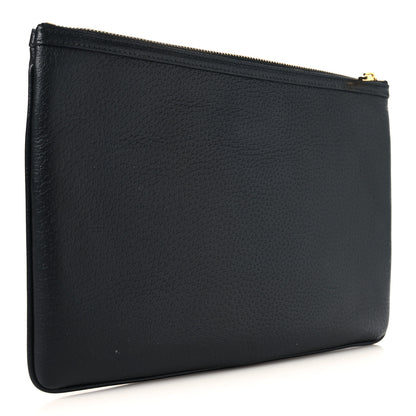 Gucci Calfskin Large Ophidia Pouch Clutch Black 3 of 8