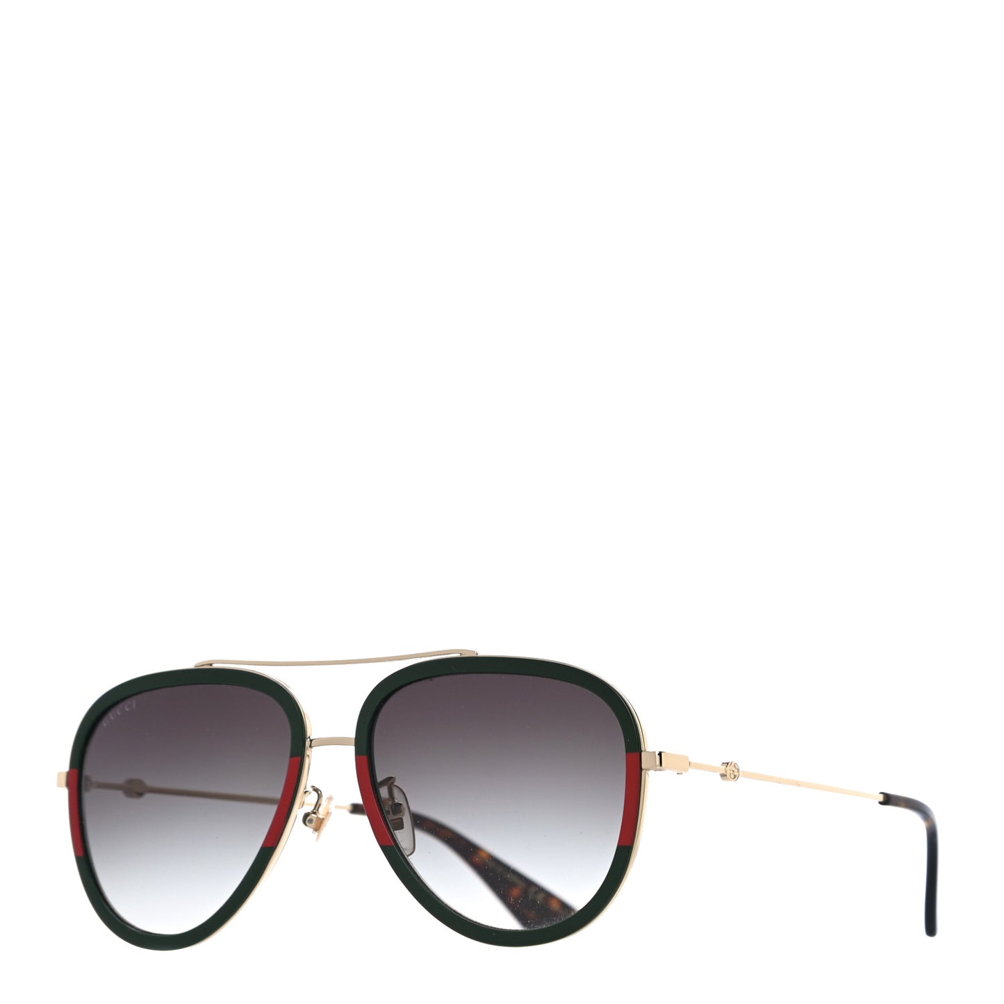 Web Aviator Sunglasses GG0062S Green Red