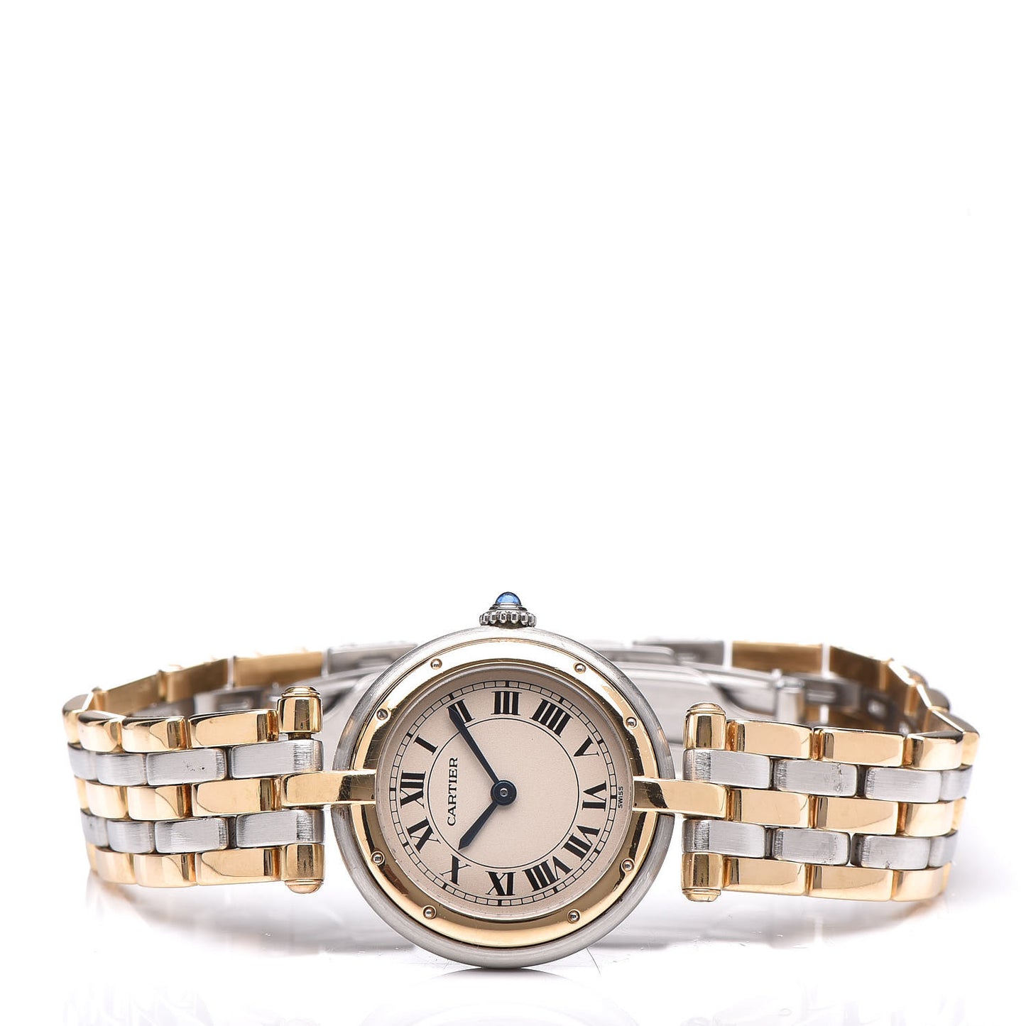 Stainless Steel 18K Yellow Gold 24mm Panthere Vendome Quartz Watch