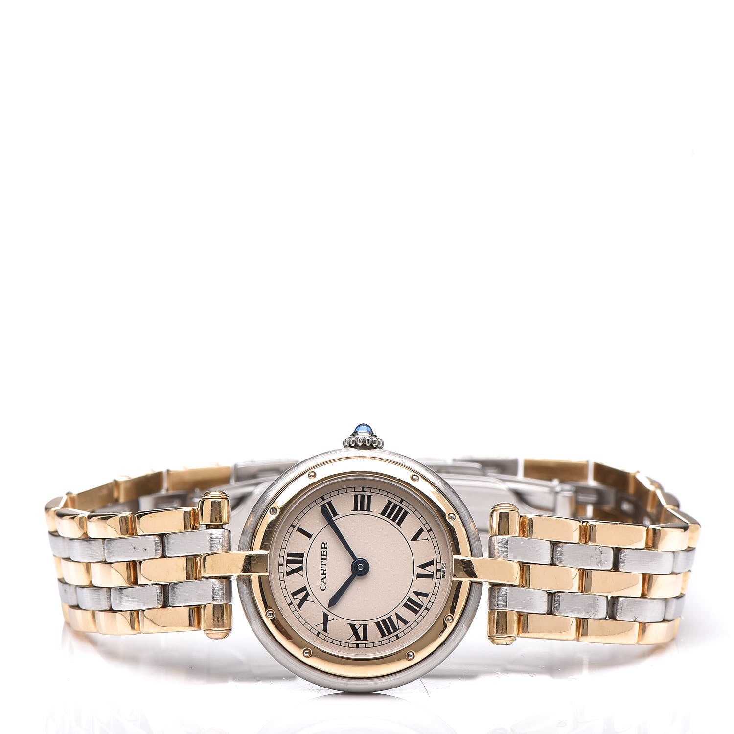 Cartier Stainless Steel 18K Yellow Gold 24mm Panthere Vendome Quartz Watch 6 of 7