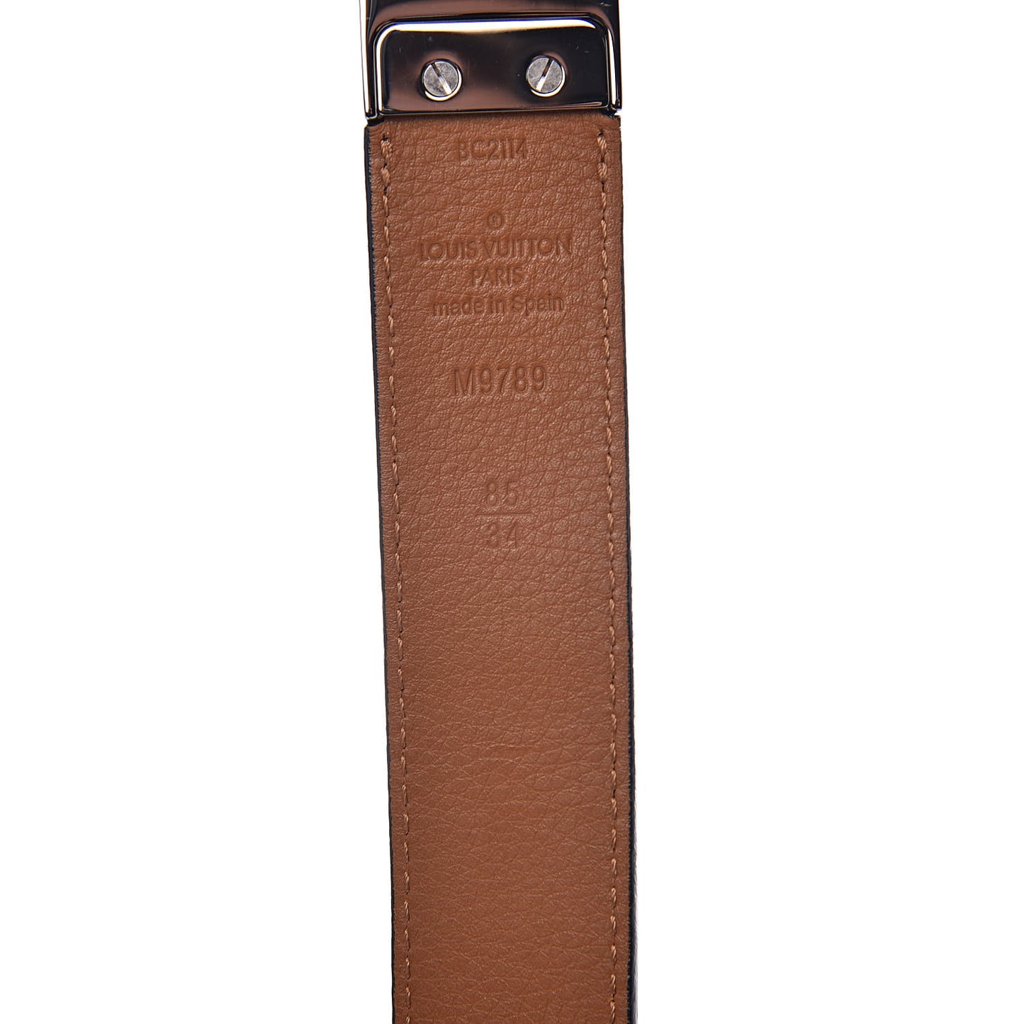 Damier Infini Calfskin Boston 30mm Reversible Belt 85 34 Cosmos