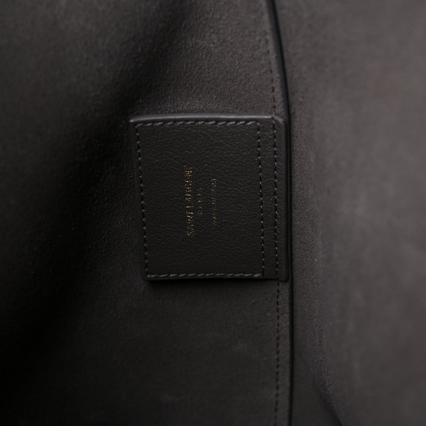 Calfskin Large Shopping Tote Pebble