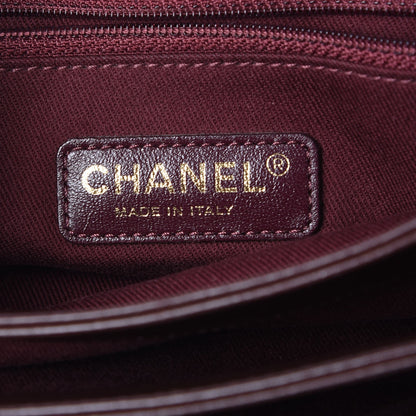 Chanel Calfskin Quilted Jumbo Soft Elegance Flap Bordeaux 7 of 12