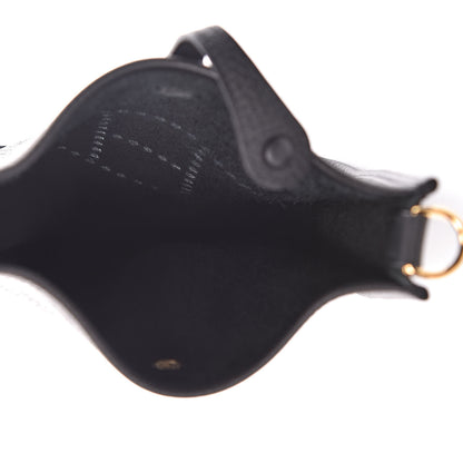 Hermes Taurillon Clemence Evelyne TPM Black 5 of 11