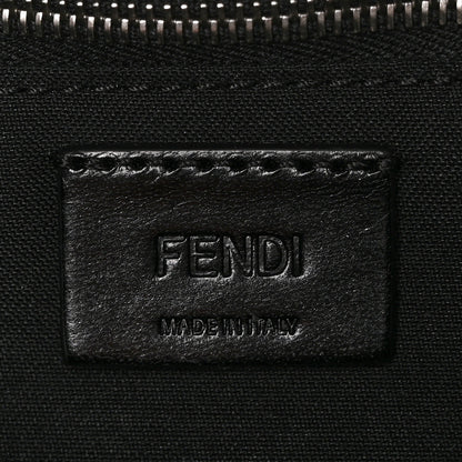 Fendi Recycled Nylon Vitello Grace Light Pequin Baguette Belt Pouch Black 5 of 7