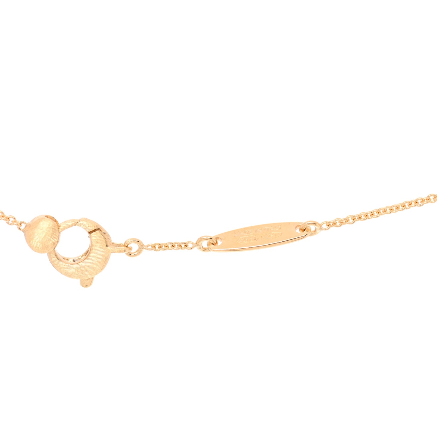 18K Yellow Gold Multi Gemstone Jaipur Long Station Necklace
