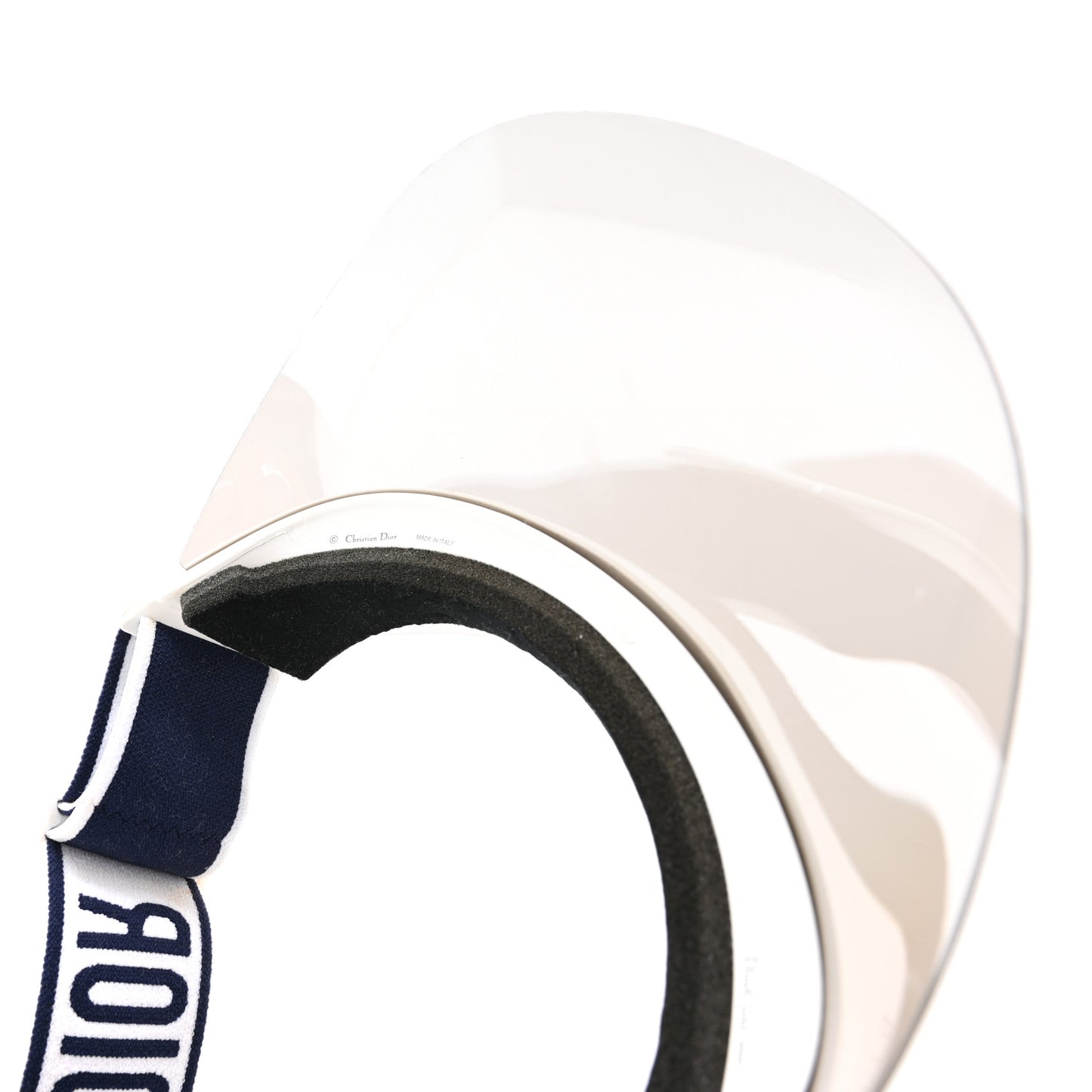 Mirrored DiorClub1 Sun Visor Silver Silver