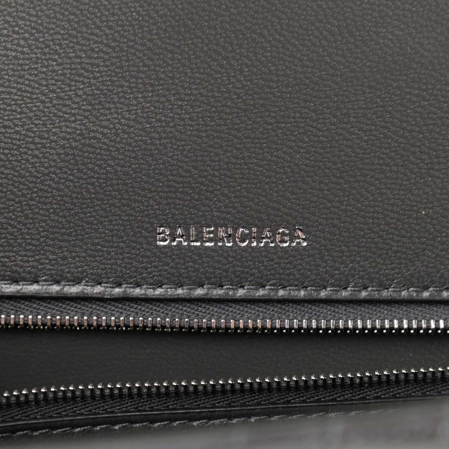 Shiny Calfskin Crocodile Embossed Medium Hourglass Top Handle Bag Dark Grey