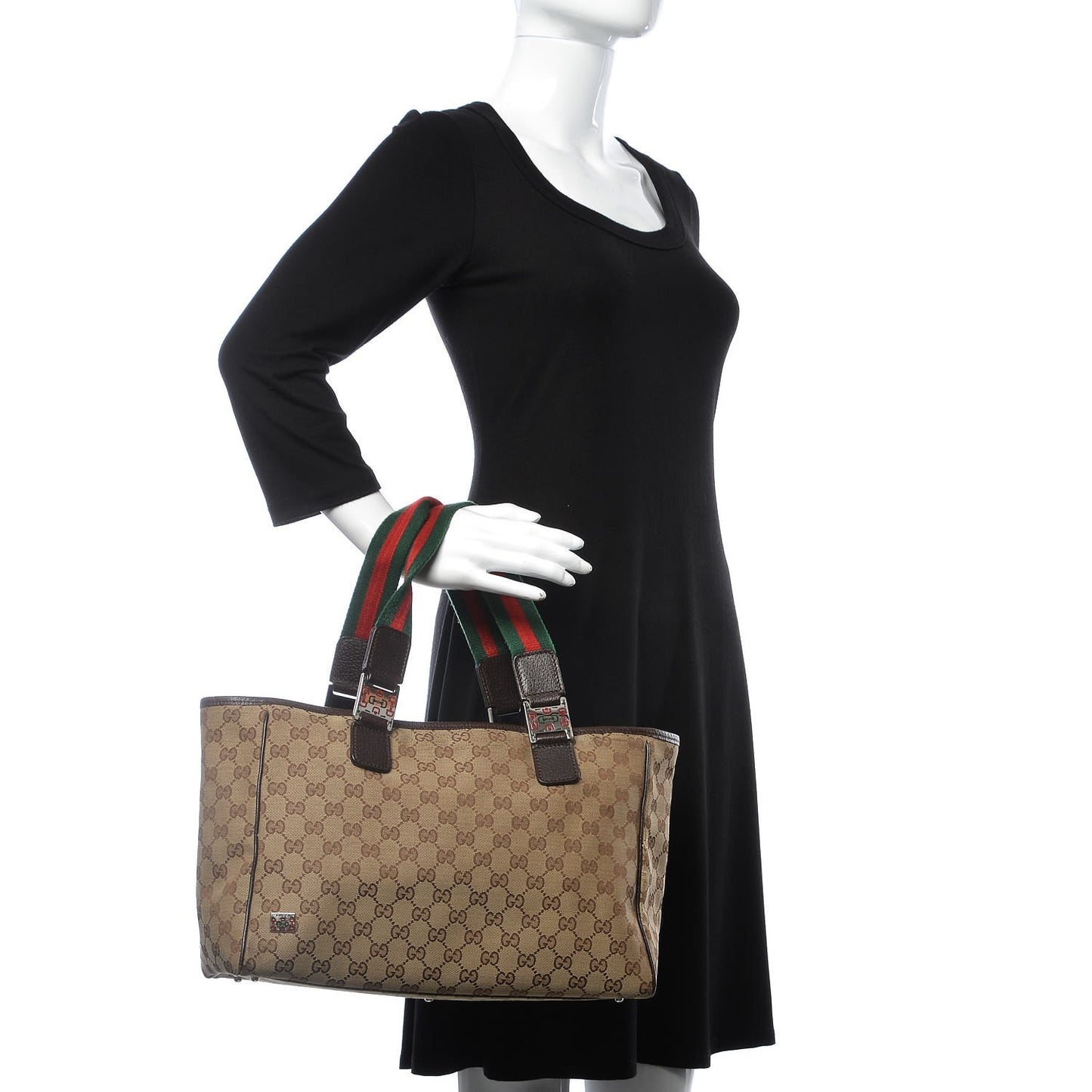 GG Monogram Pop Tote Brown