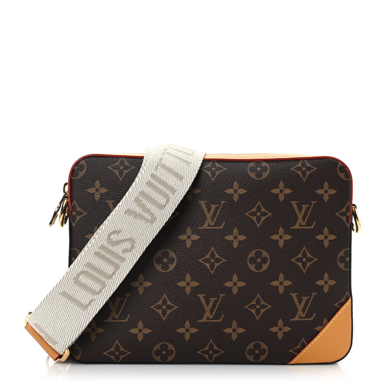 Louis Vuitton X NIGO Reverse Monogram Stripes Trio Messenger 3 of 9