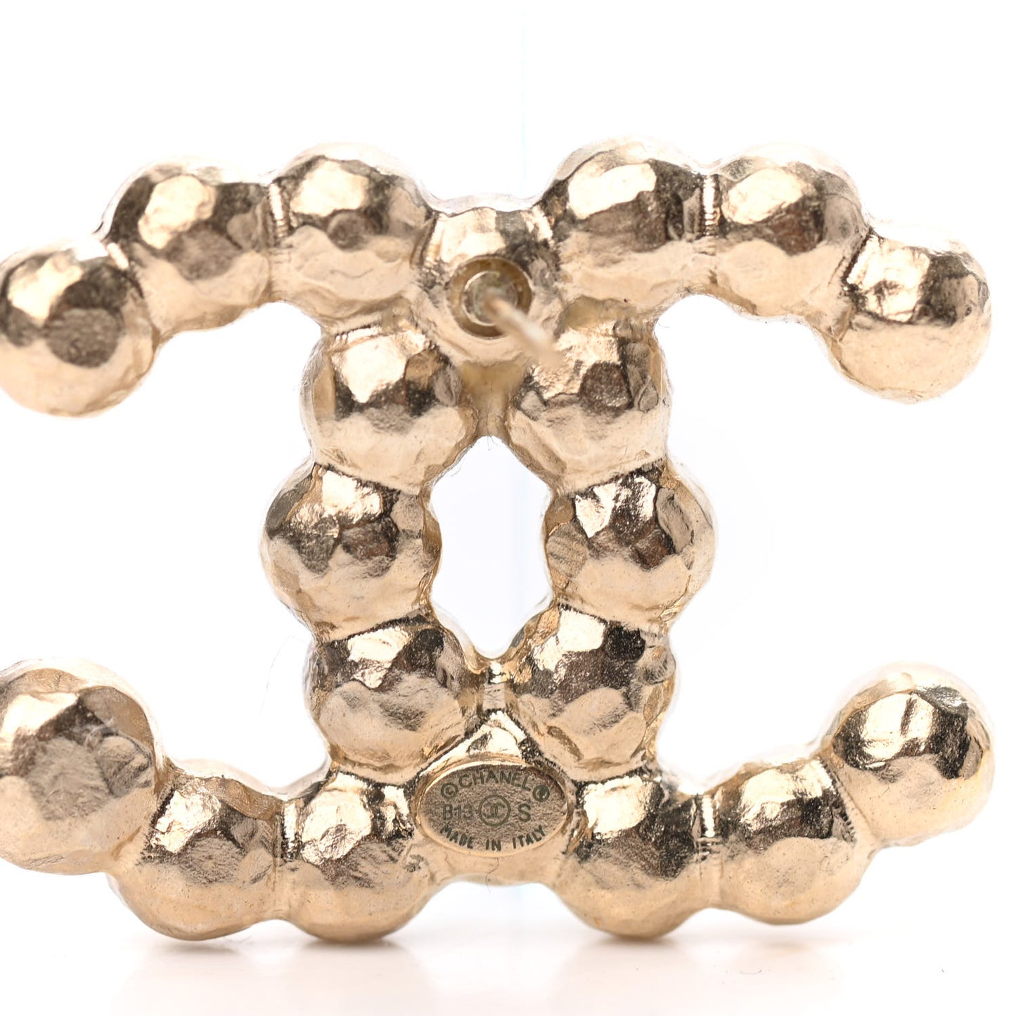 Pearl CC Earrings Gold