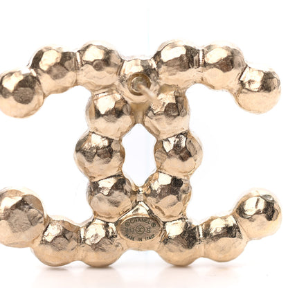 Chanel Pearl CC Earrings Gold 4 of 4