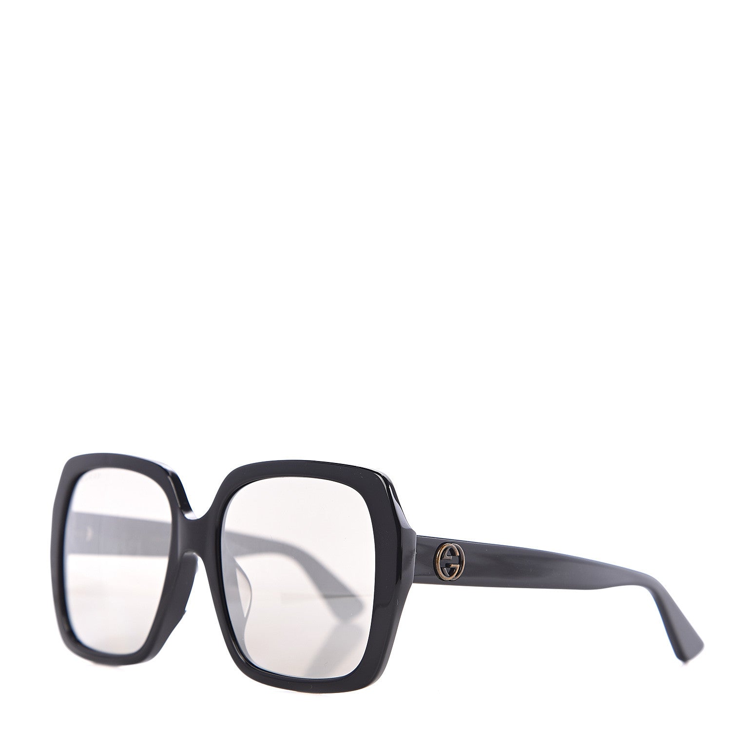 Gucci Acetate Square Frame GG0096S Sunglasses Black 1 of 8
