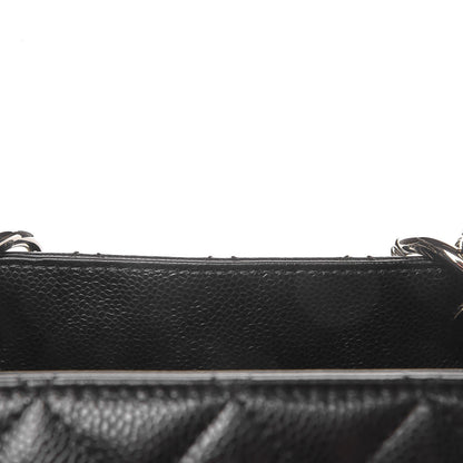 Chanel Caviar Quilted Grand Shopping Tote GST Black 8 of 9