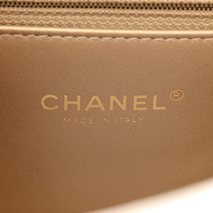 Chanel Lambskin Quilted La Parisienne Top Handle Flap White 6 of 14