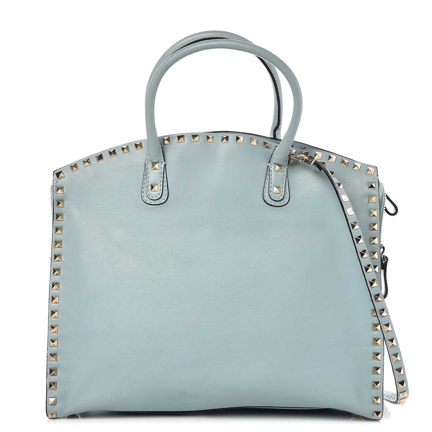 Vitello Rockstud Dome Shopper Baby Blue