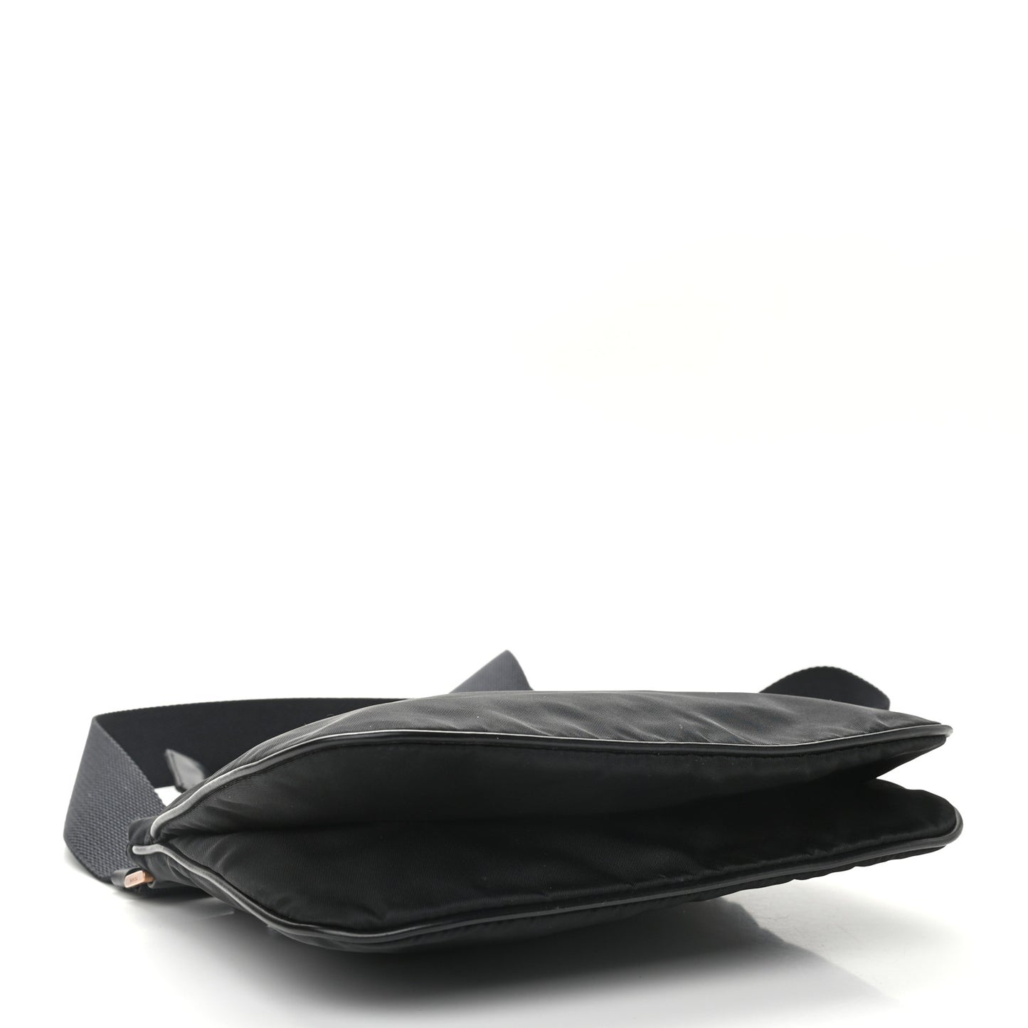 Tessuto Nylon Messenger Bag Black