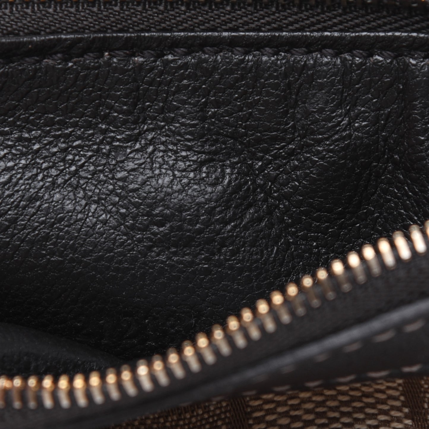 Monogram Interlocking G Small Coin Purse Dark Brown