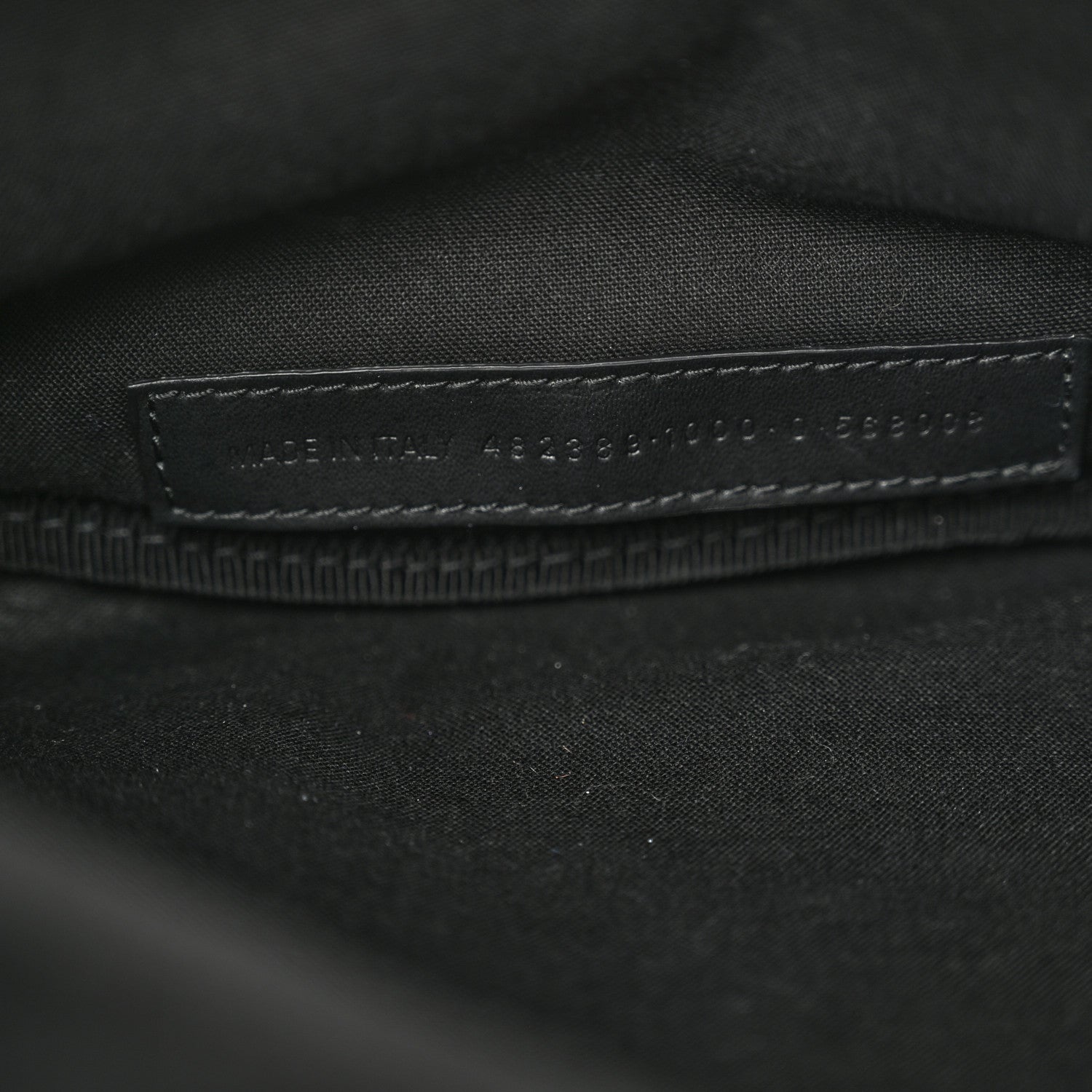 Balenciaga Nylon Canvas Logo Piercing Explorer Beltpack Black White 7 of 13