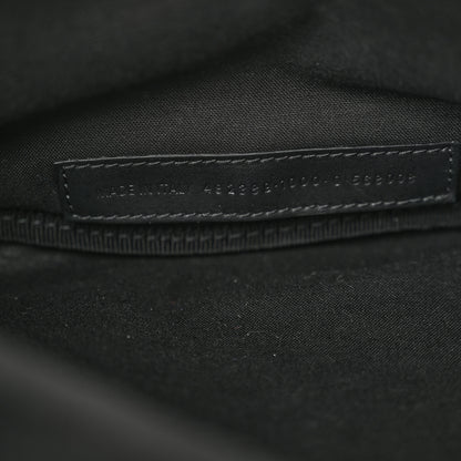 Balenciaga Nylon Canvas Logo Piercing Explorer Beltpack Black White 7 of 13